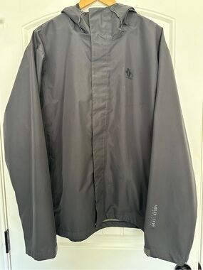 Helly Hansen Rain Jacket Mens XL Black Helly Tech Waterproof Hooded Shell